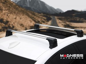 Alfa Romeo Tonale Roof Rack Cross Bars - for models w/ fix points - Silver